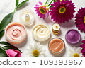 A set of handmade natural cosmetics. 109393967