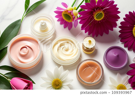 A set of handmade natural cosmetics. 109393967