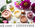 A set of handmade natural cosmetics. 109393968