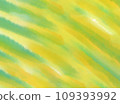 Abstract watercolor background. Contemporary art. Green and yellow spots on textured paper. Overlay with watercolor. 109393992