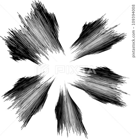 Powerful concentrated line ink illustration 109394008