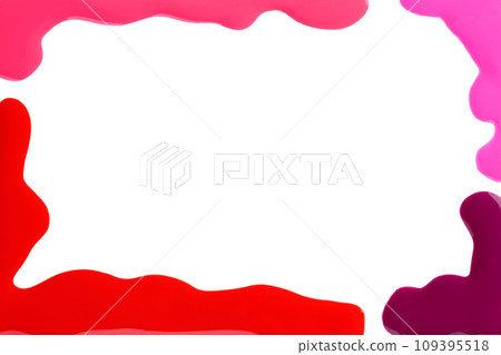 Cosmetic nail polish picture frame on white background, cosmetic concept, banner template Cosmetic nail polish picture frame on white background, cosmetic concept, banner template 109395518