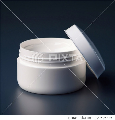 Blank Cosmetic Container for Cream, Powder or Gel 109395826