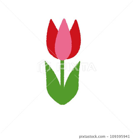 simple tulip illustration simple tulip illustration 109395941