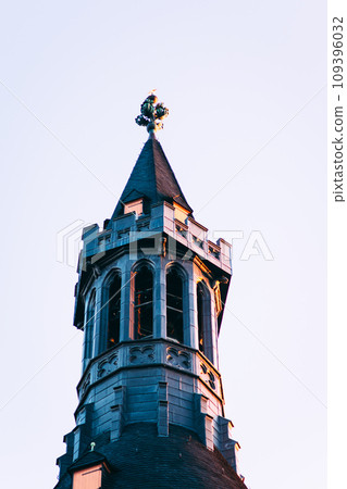 Cityscape of German city Aachen, Christmas market Cityscape of German city Aachen, Christmas market 109396032