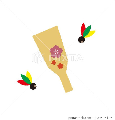 Illustration with feathers 109396186