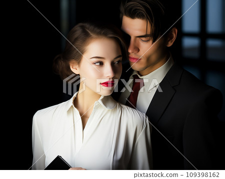 man and woman in an intimate relationship man and woman in an intimate relationship 109398162