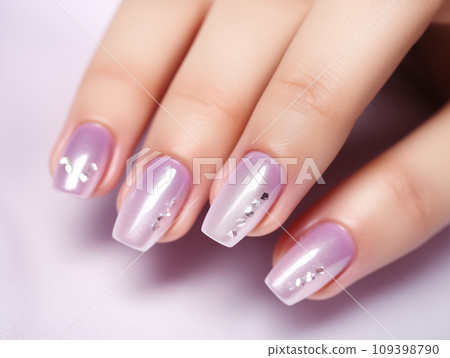 Nail art woman's nails 109398790