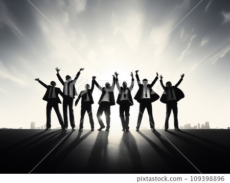 商人用身體表達喜悅 109398896