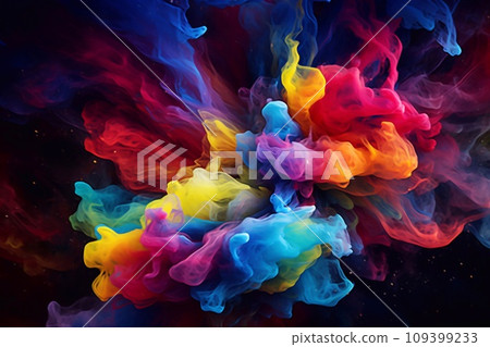 smoky cloud, vivid colors, plain gunmetal-background type smoky cloud, vivid colors, plain gunmetal-background type 109399233