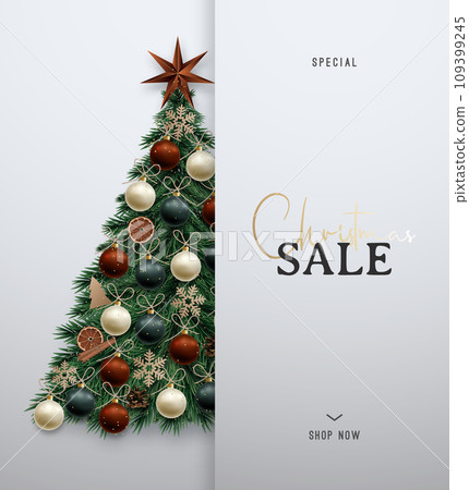 Christmas Sale banner.  109399245