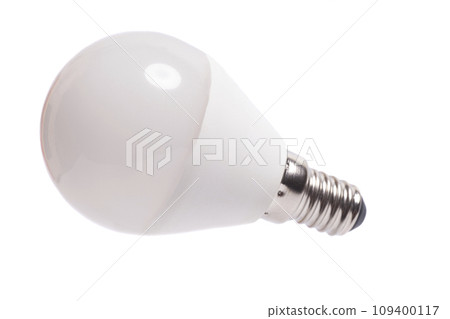 LED lamp isolated on white background LED lamp isolated on white background 109400117