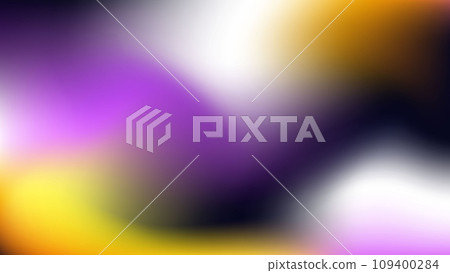 Lemon apricot lilac fon. Blurred spots gradient wallpaper. Media post, phone app screen. Advertisement mockup for cards presentation flyer wedding cover. White yellow violet orange black background. 109400284