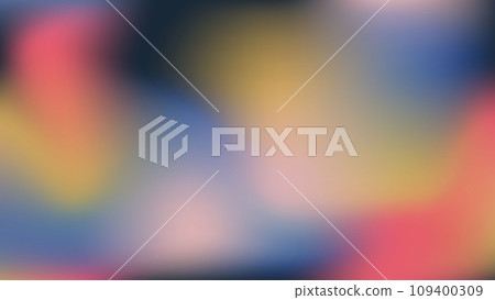 Creative colorful black azure blue white yellow pink beige vector illustration. Abstract blur wallpaper. Posters, covers, rugs, rugs, prints background. Soft pastel digital gradient graphic banner.  109400309