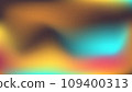 Creative colorful blue ochre brown beige orange vector illustration. Soft pastel digital gradient graphic banner. Abstract blur wallpaper. Posters, covers, rugs, rugs, prints background.  109400313