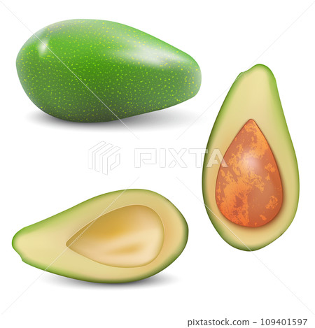 fresh fruit avocado on white fresh fruit avocado on white 109401597