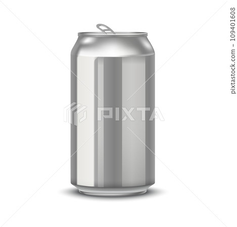 realistic aluminum cans isolated on white realistic aluminum cans isolated on white 109401608