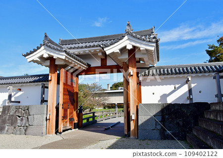 Yamagata City, Yamagata Castle, National Historic Site, Honmaru Otemon, Masugata, Komamon, Otebashi, Earthen Wall 109402122