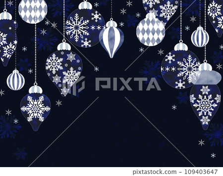 simple christmas ornament background simple christmas ornament background 109403647