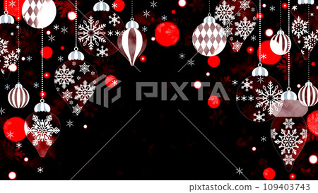 Christmas ornament background, 16:9 Christmas ornament background, 16:9 109403743