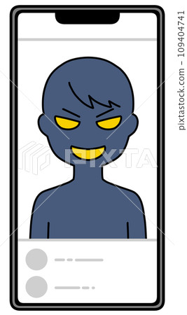 The bad guy who is streaming on his smartphone 109404741