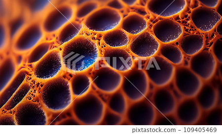 Close-up of fungi and cells 109405469