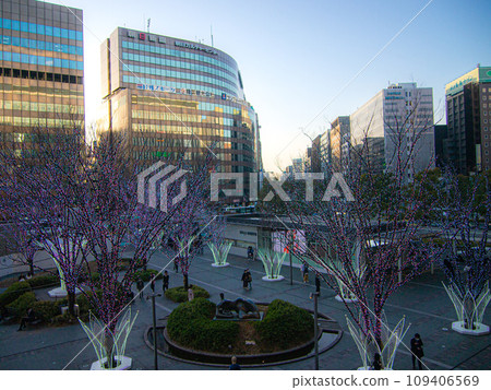 Fukuoka Prefecture Hakata Station Square Sakura Illumination 109406569