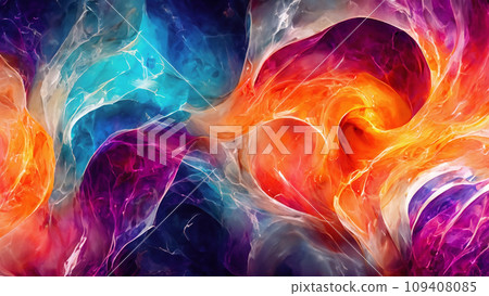 colorful abstract marble pattern 109408085