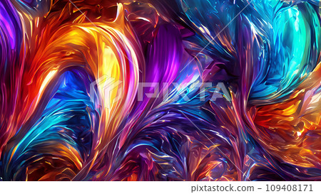 Colorful abstract pattern with metal texture Colorful abstract pattern with metal texture 109408171