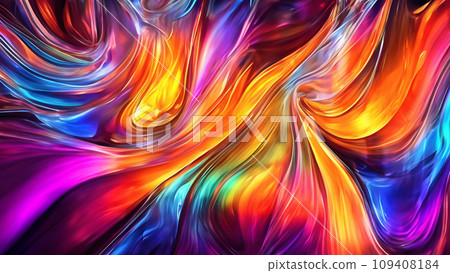 Colorful abstract pattern with metal texture Colorful abstract pattern with metal texture 109408184