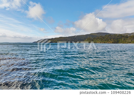 Sea bay landscape in Rakiura New Zealand 109408226