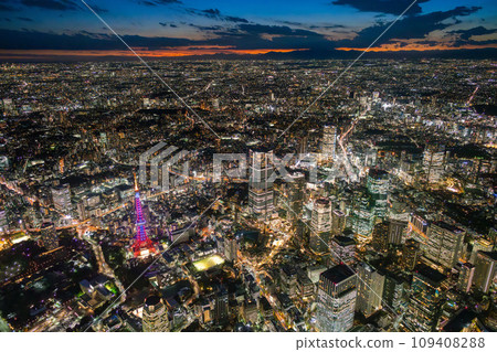 Twilight time in Tokyo Twilight time in Tokyo 109408288