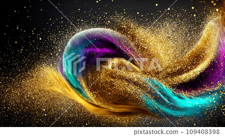 金顆粒波浪紋 109408398