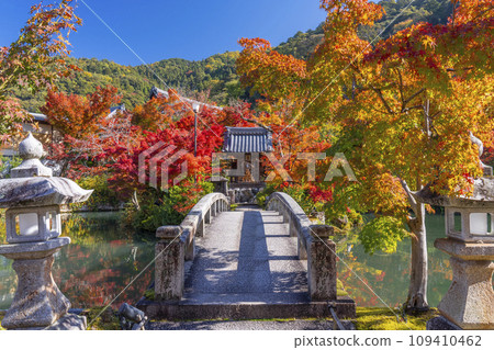 Kyoto in autumn, Eikando (Zenrinji Temple), Bentensha Shrine and autumn leaves at Hojo Pond Kyoto in autumn, Eikando (Zenrinji Temple), Bentensha Shrine and autumn leaves at Hojo Pond 109410462