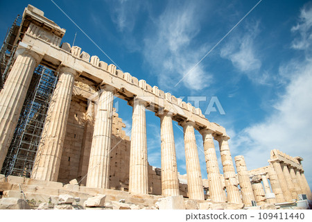 Very beautiful and historic acropolis landscape in athens greece Very beautiful and historic acropolis landscape in athens greece 109411440