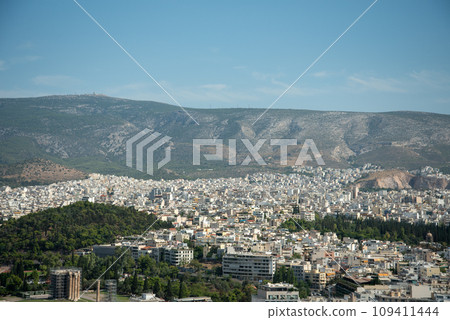 Very beautiful and historic acropolis landscape in athens greece Very beautiful and historic acropolis landscape in athens greece 109411444