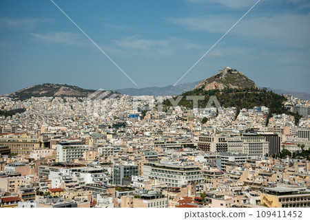 希臘雅典非常美麗且歷史悠久的衛城景觀 希臘雅典非常美麗且歷史悠久的衛城景觀 109411452