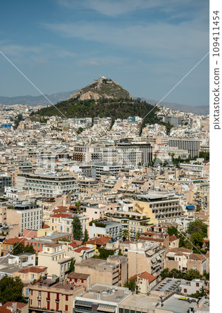 希臘雅典非常美麗且歷史悠久的衛城景觀 希臘雅典非常美麗且歷史悠久的衛城景觀 109411454