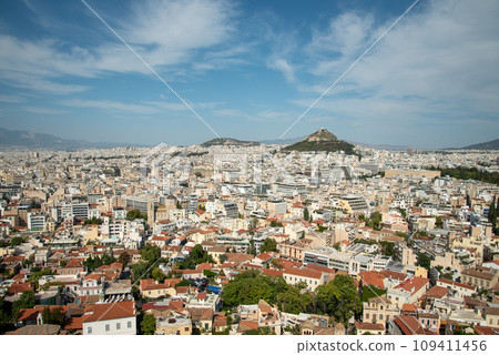 Very beautiful and historic acropolis landscape in athens greece Very beautiful and historic acropolis landscape in athens greece 109411456