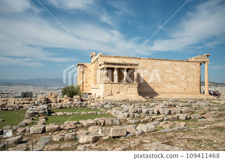 希臘雅典非常美麗且歷史悠久的衛城景觀 希臘雅典非常美麗且歷史悠久的衛城景觀 109411468