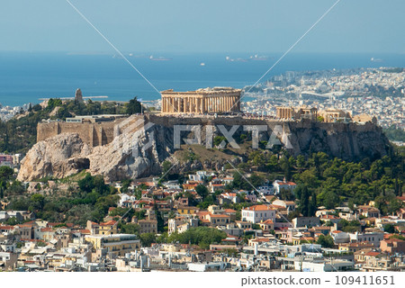 very beautiful scenery of athens greece 109411651