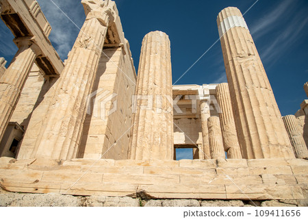 Very beautiful and historic acropolis landscape in athens greece Very beautiful and historic acropolis landscape in athens greece 109411656
