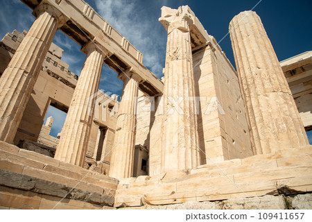 Very beautiful and historic acropolis landscape in athens greece Very beautiful and historic acropolis landscape in athens greece 109411657