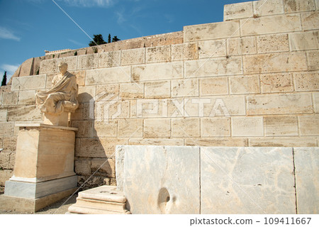 Very beautiful and historic acropolis landscape in athens greece Very beautiful and historic acropolis landscape in athens greece 109411667