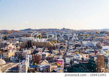 東京城市景觀，八王子車站大樓以南，面對東京工業大學 109411941