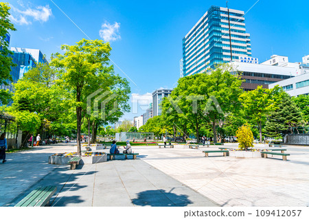 [北海道]札幌大通公園，綠意盎然，令人心曠神怡 109412057