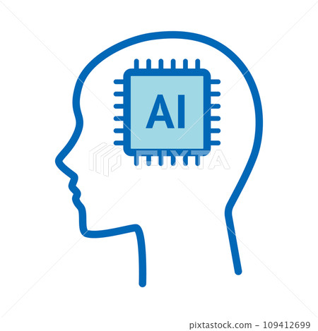 思考AI（人工智慧）的個人資料圖像插圖 109412699