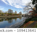 Cityscape reflected in the Kyobashi River in Minami Ward, Hiroshima City, Hiroshima Prefecture Tsurumi Bridge seen from Hijiyama Honmachi 109413641