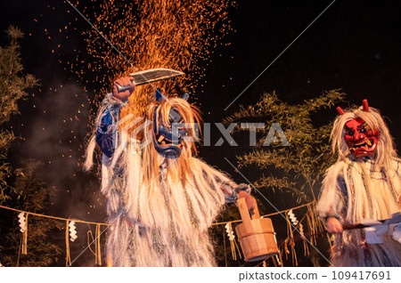 Namahage Dance Akita Prefecture Chaito Festival 109417691