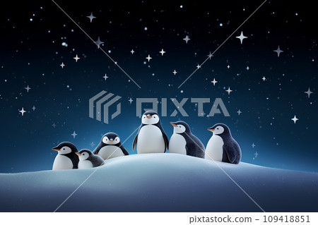 Aurora and Penguin-1 Aurora and Penguin-1 109418851
